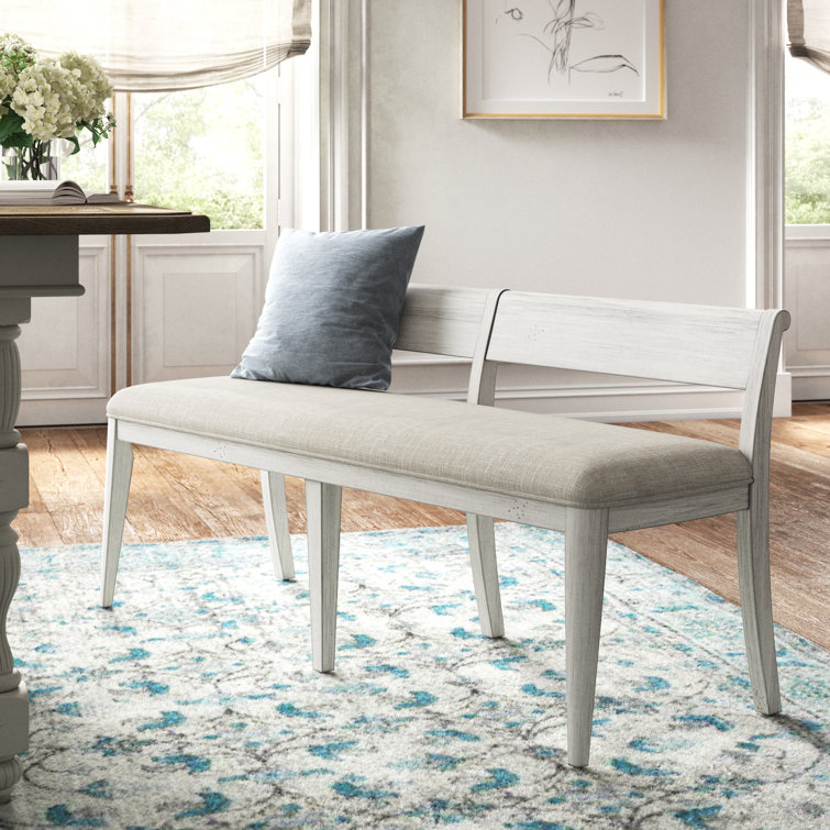 Laurel Foundry Modern Farmhouse Xochitl Linen Upholstered Bench Reviews Wayfair
